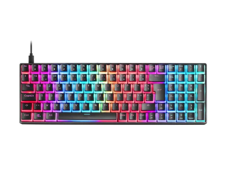 TECLADO MECANICO MKULTRA SWITCH BROWN RGB MARS GAMING