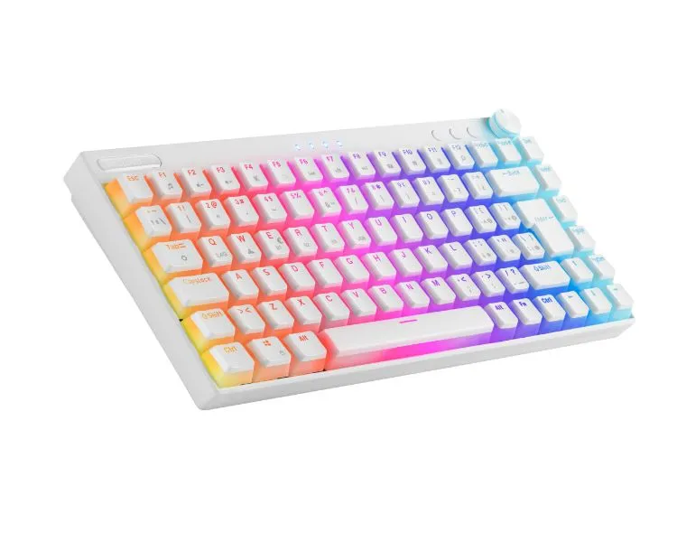 TECLADO MECANICO BLANCO MKCLOUD SWITCH BROWN RGB MARS GAMING