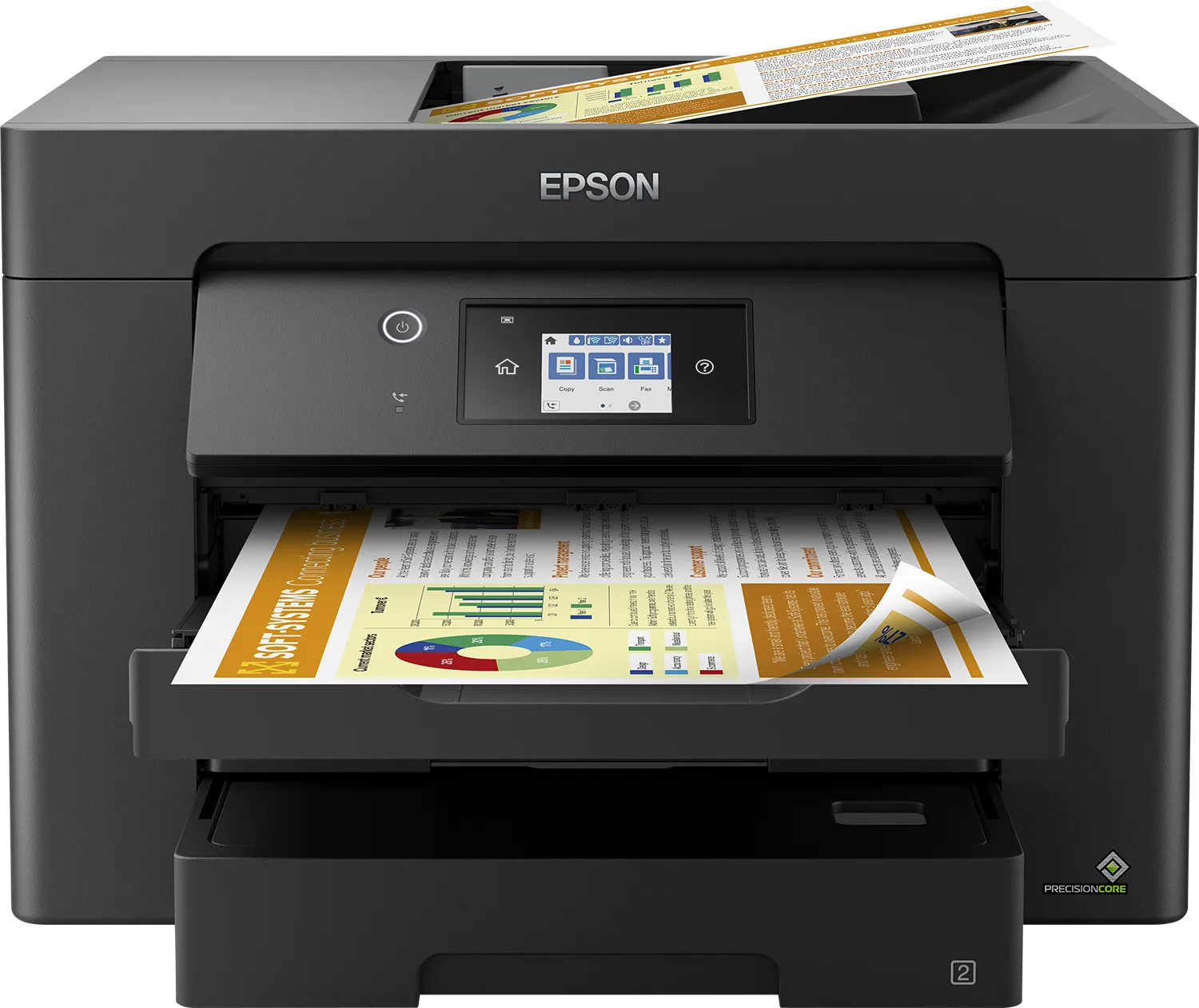 Multifuncion epson inyeccion color wf - 7835dtwf fax -  a3 -  25ppm -  usb -  red -  wifi -  wifi direct -  duplex impresion