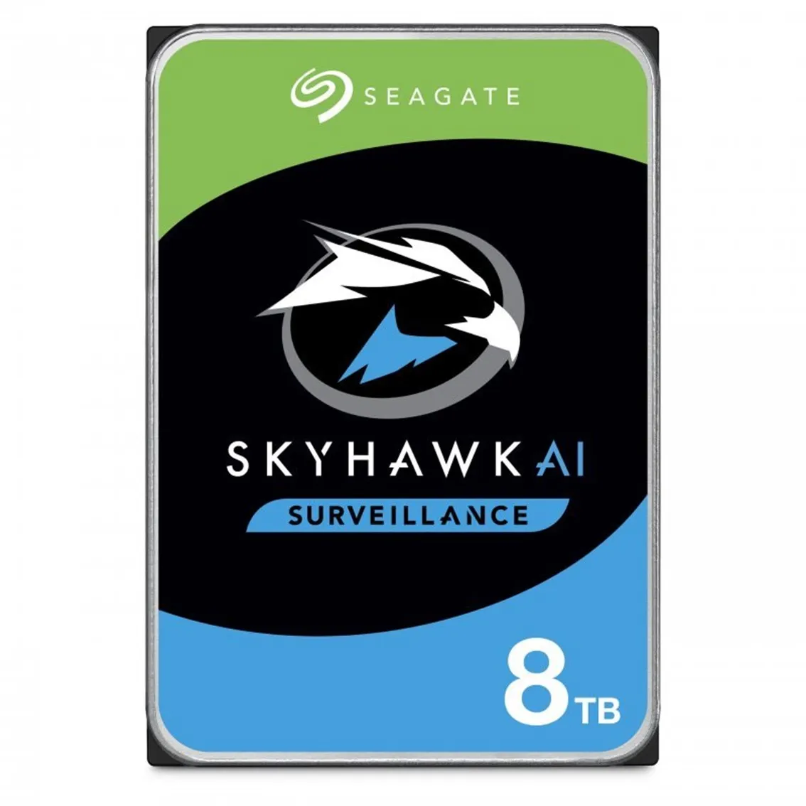Disco duro interno hdd seagate skyhawk ai st8000ve001 8tb 3.5 pulgadas 7200rpm -  256mb -  sata3