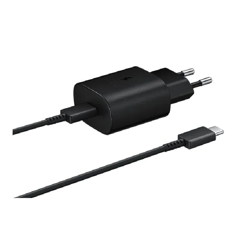 Cargador samsung ep - ta800xbegww usb tipo c negro 25w
