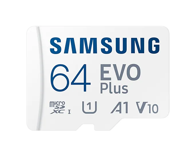 Tarjeta micro sd samsung 64gb evo plus