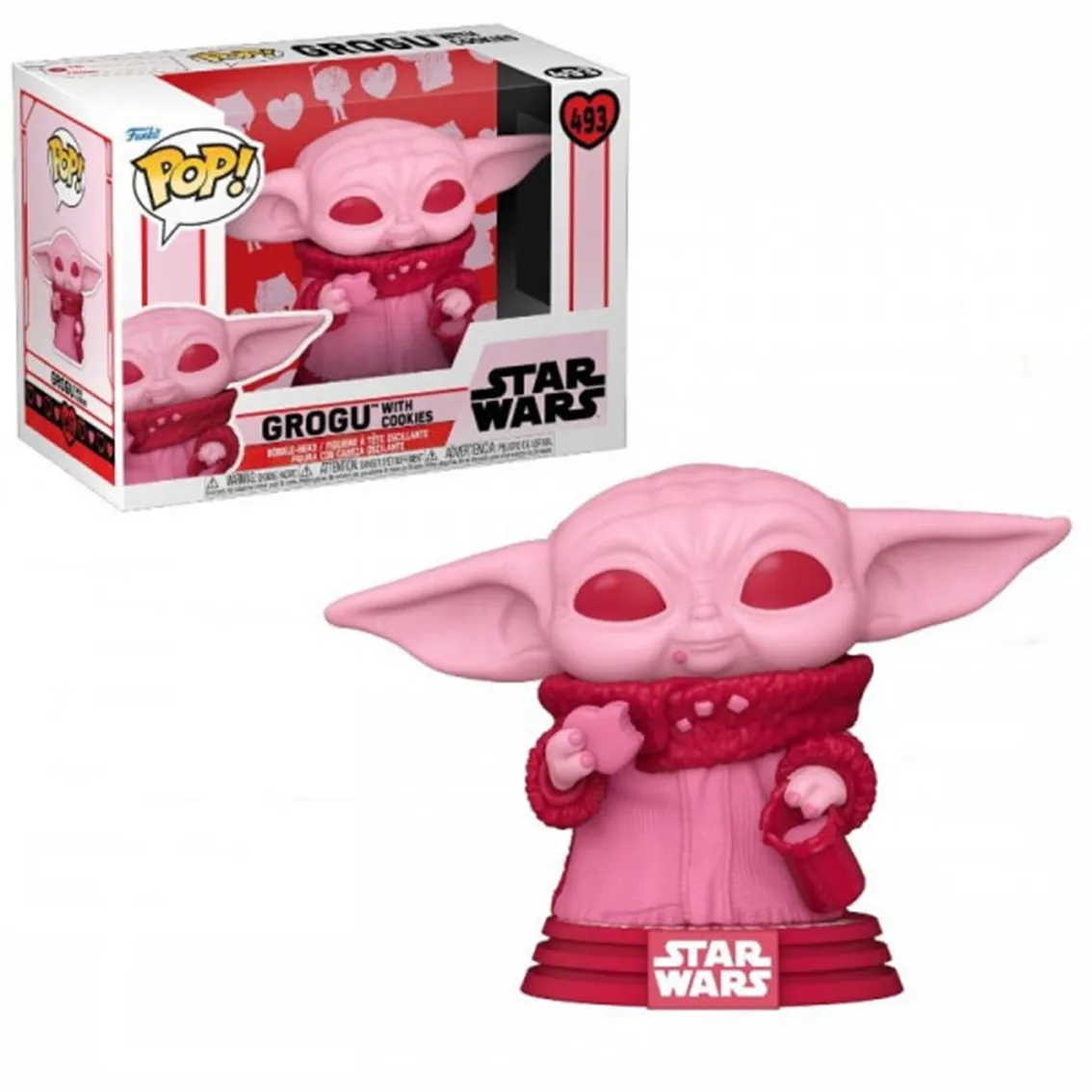 Funko pop star wars the mandalorian version san valentin s2 grogu baby yoda 60124