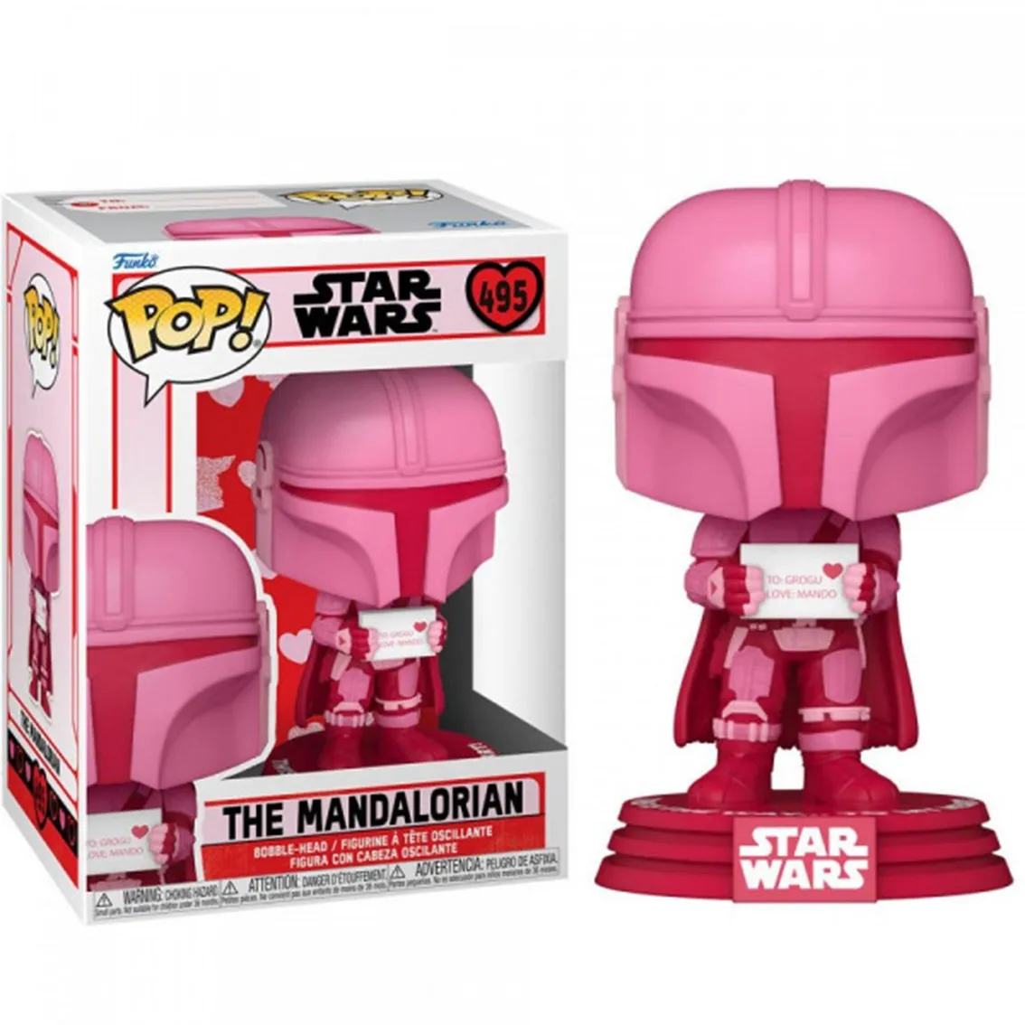 Funko pop star wars the mandalorian version san valentin s2 el mandaloriano 60126